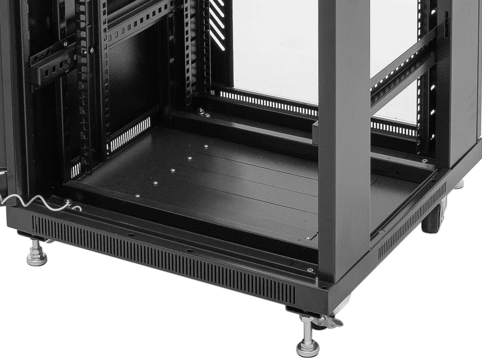 Roadinger SSC-32 Stahlschrank mit Glastür 32HE