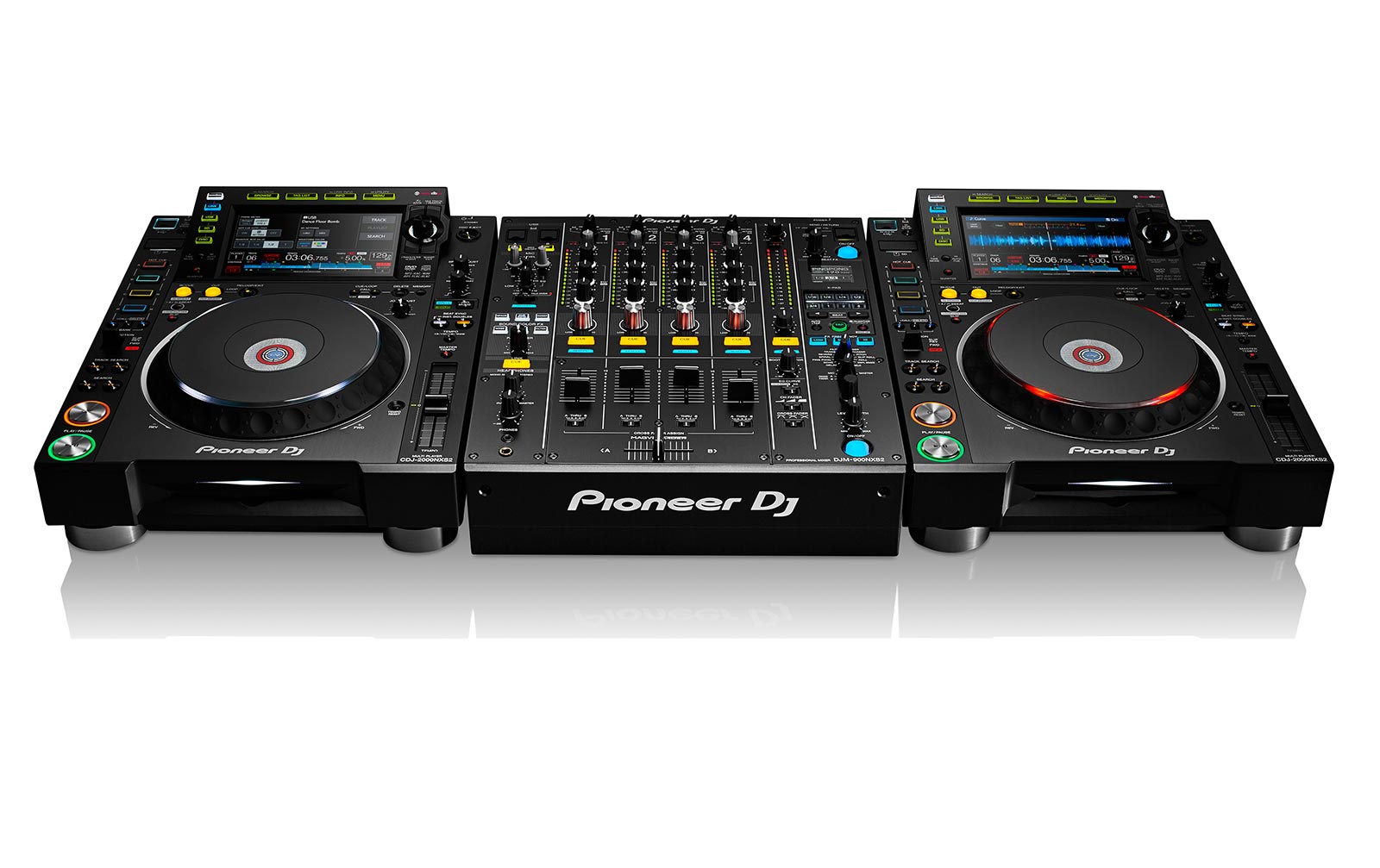 Pioneer CDJ-2000 NXS2 Doppelpack & DJM-900 NXS2 Set
