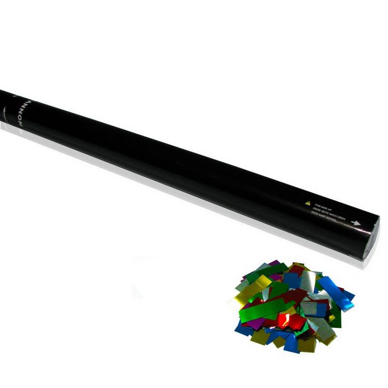 Magic FX Handheld Konfetti Kanone 80cm Bunt Metallic