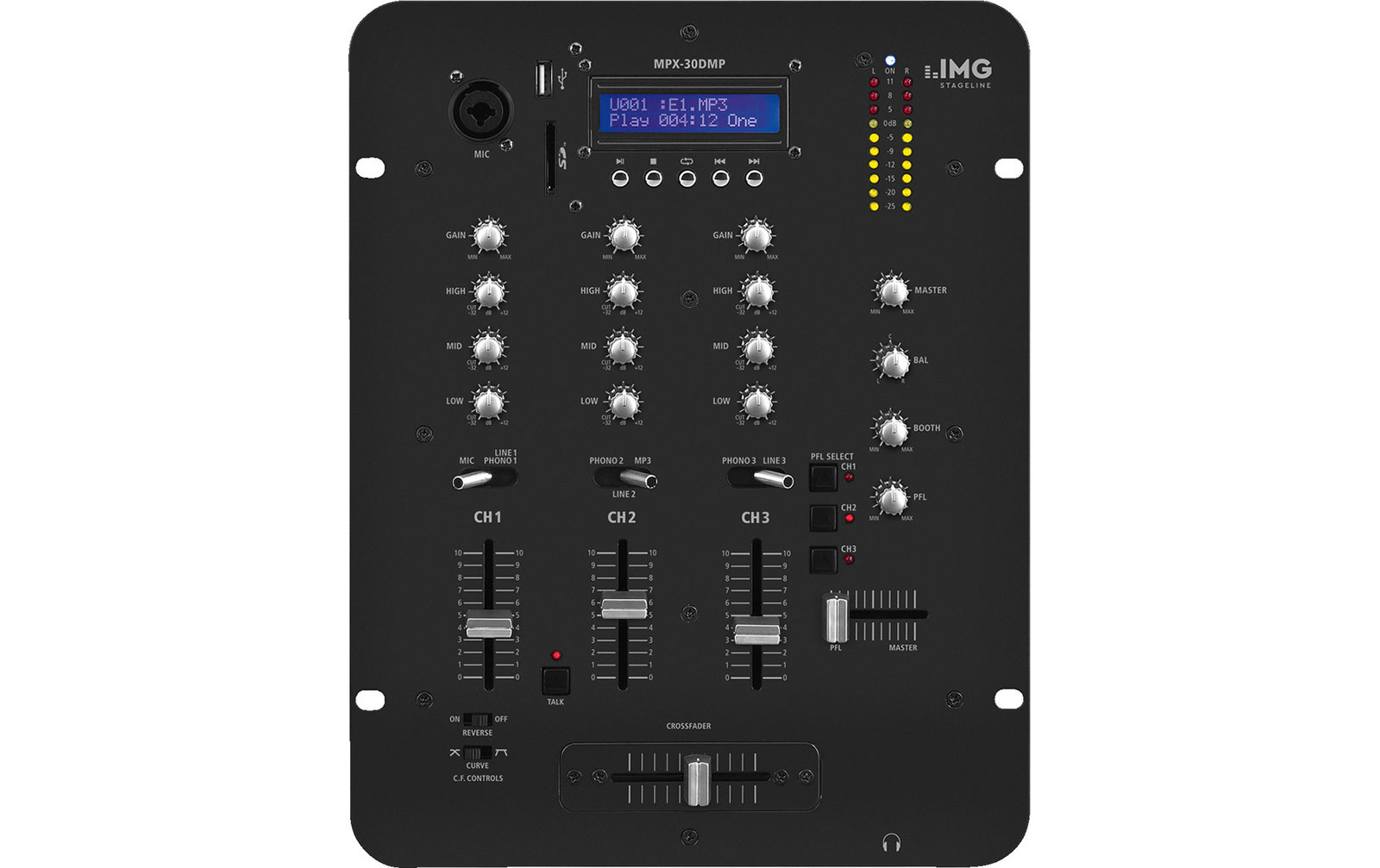 IMG Stageline MPX-30DMP Stereo-Mischpult