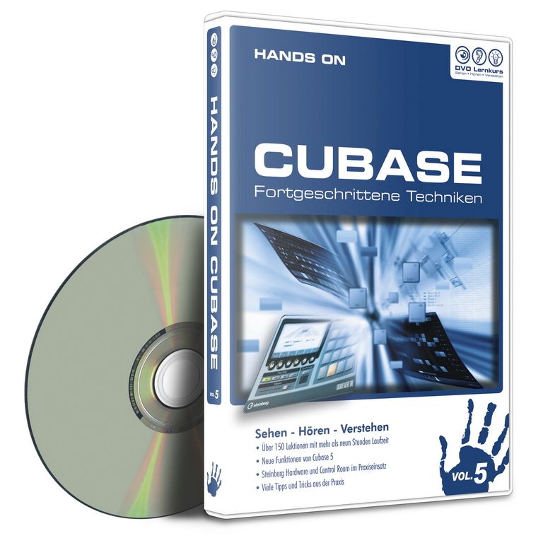 DVD Lernkurs Hands On Cubase Vol.5 - Fortgeschrittene Technik
