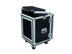 Roadinger Spezial-Kombi-Case LS5 Laptop-Rack, 14HE