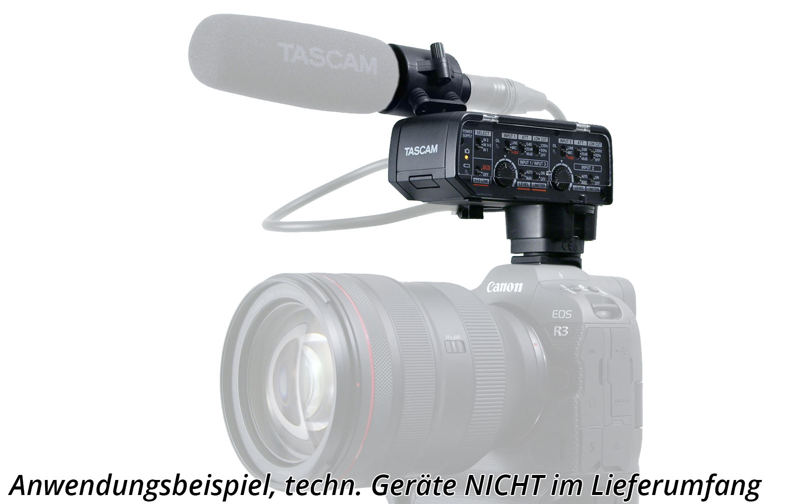 Tascam CA-XLR2d-C XLR-Mikrofon Adapter