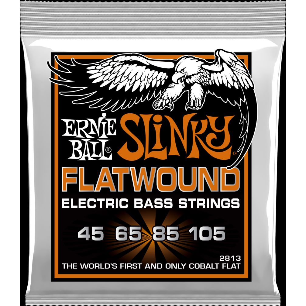 Ernie Ball Slinky Flatwound E-Bass Saiten Satz
