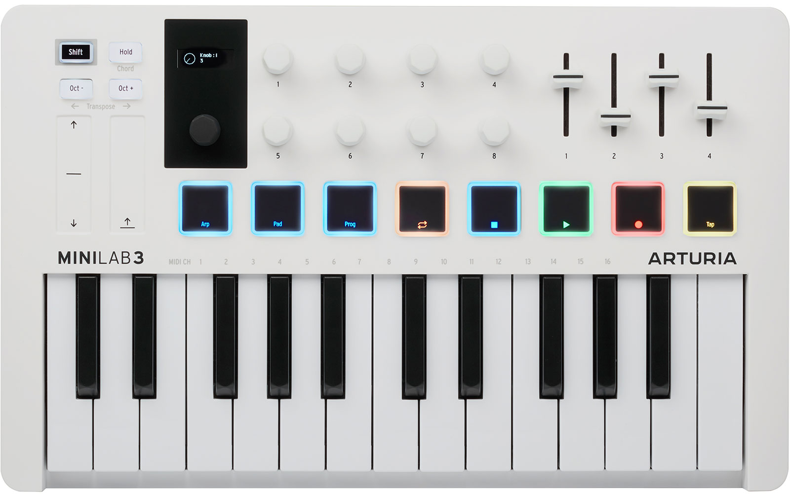 Arturia MiniLab 3 Weiß