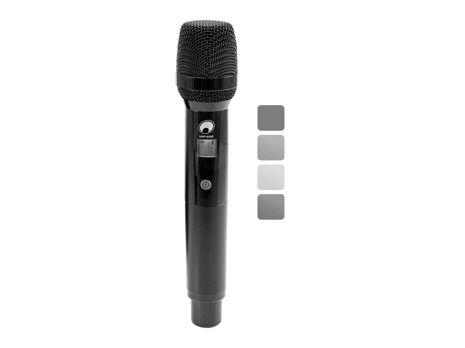 Omnitronic UHF-601 1-Kanal Funkmikrofon-System 823-832/863-865 MHz