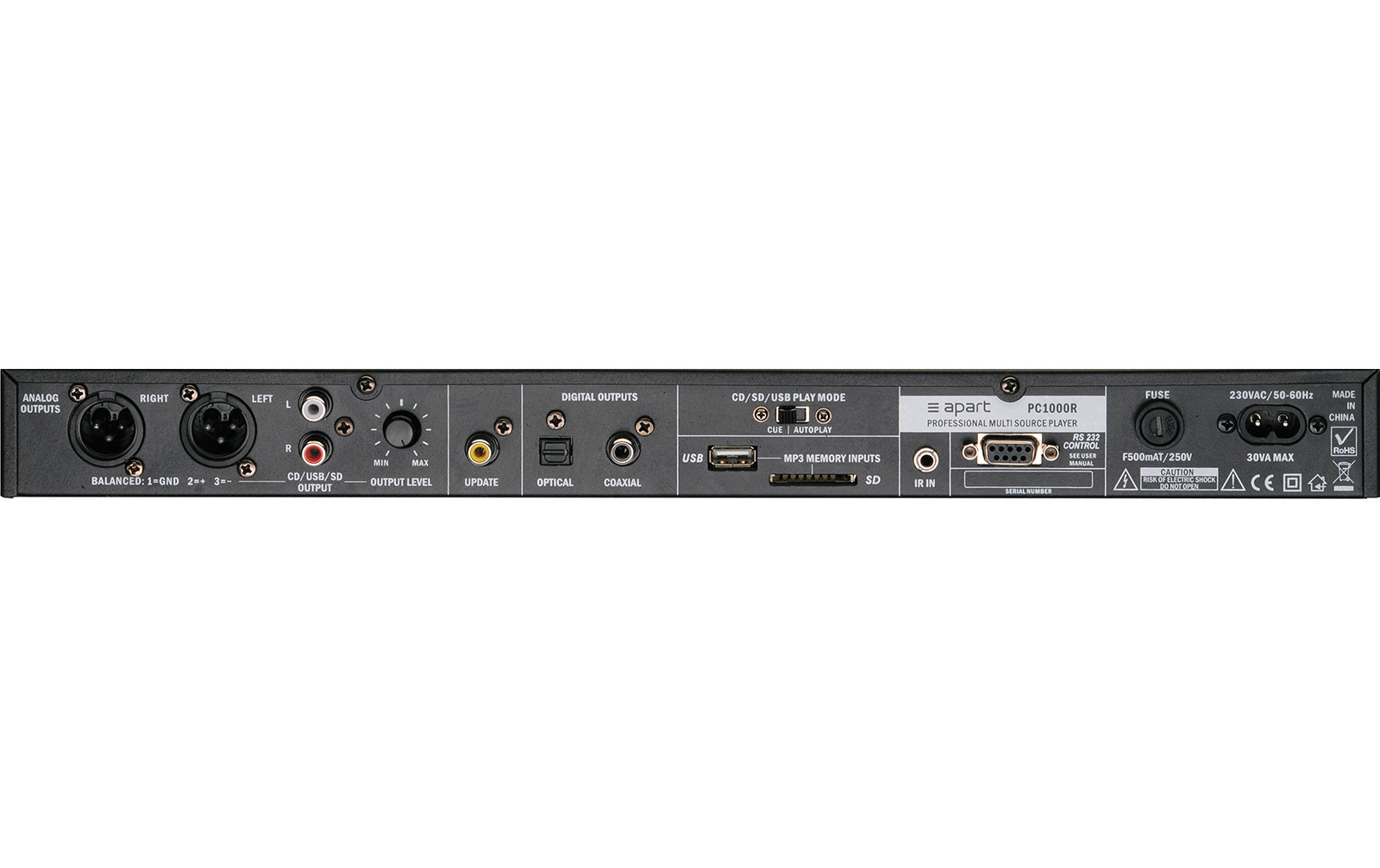 Apart Audio PC1000R MKII by Biamp Systems