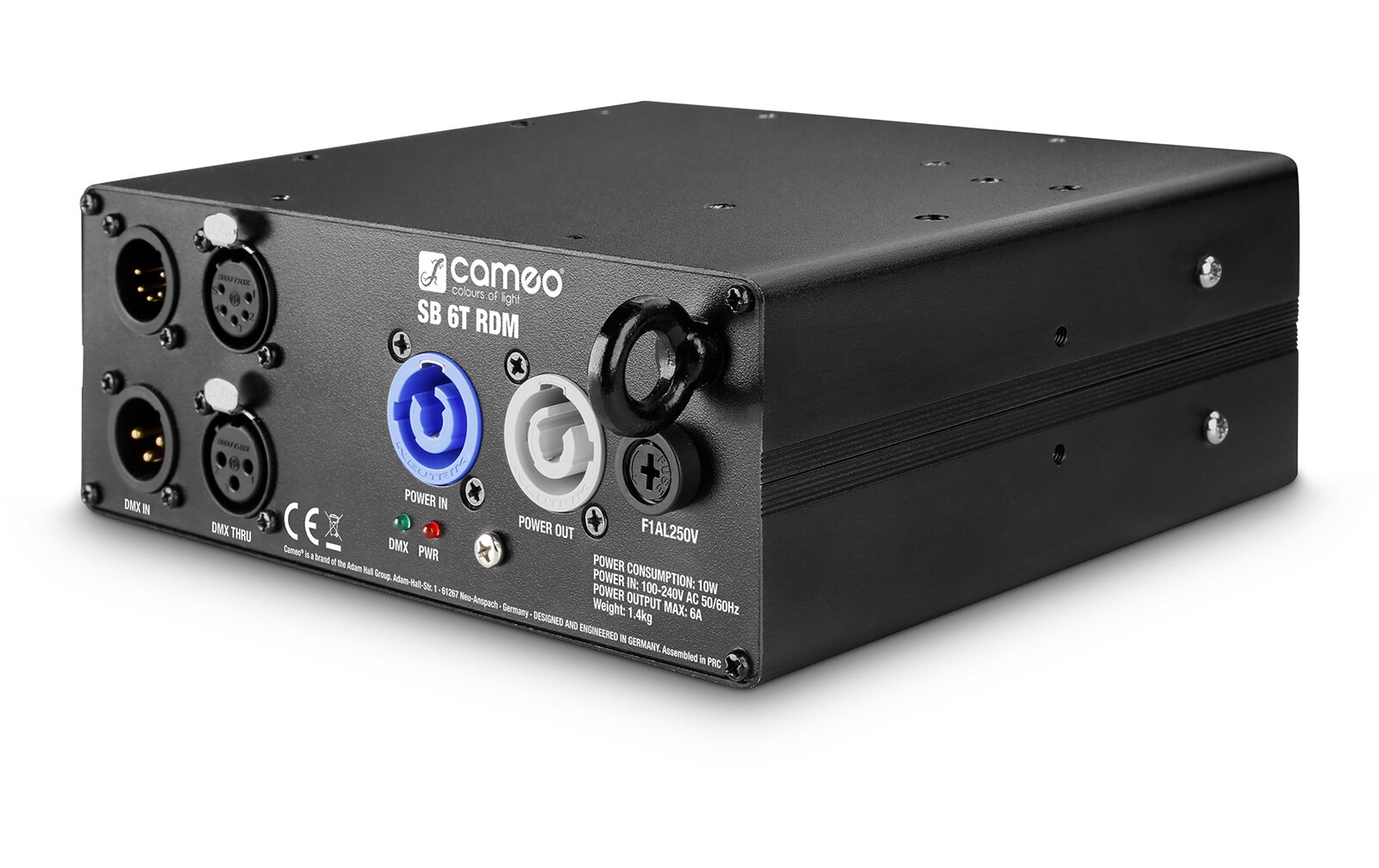 Cameo SB 6T RDM - 6-Kanal DMX/RDM Splitter/Booster (3- und 5-Pol)