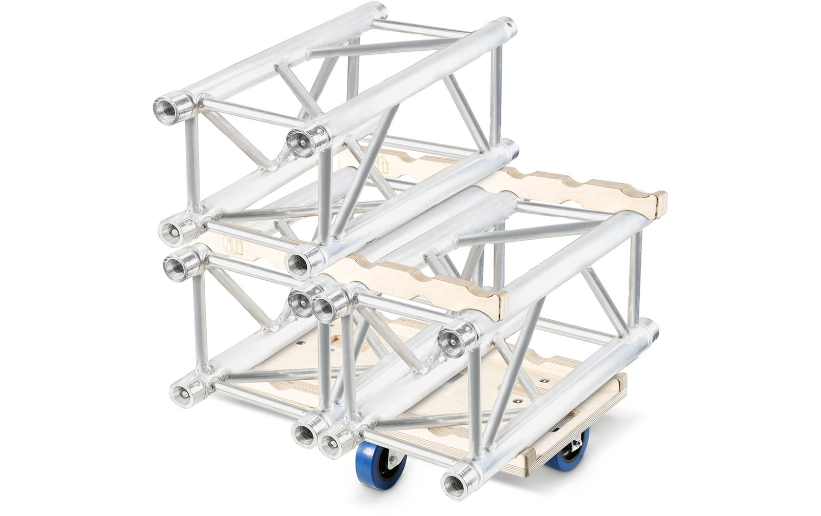 Adam Hall 381033 - Eurotruss Rollenbrett mit 3 x 100 mm Rollen