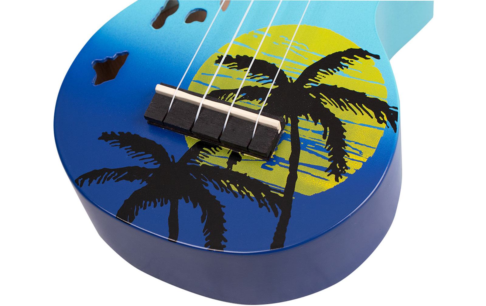 Mahalo Designer Ukulele Hawaii (Blue Burst)