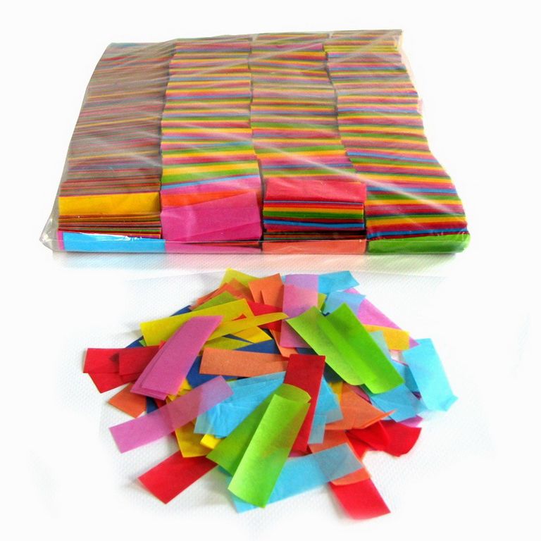 Magic FX Slowfall Konfetti Rechteck 55x17mm Bunt Beutel