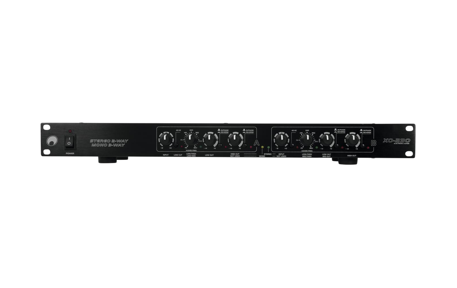 Omnitronic XO-230 Aktive Frequenzweiche