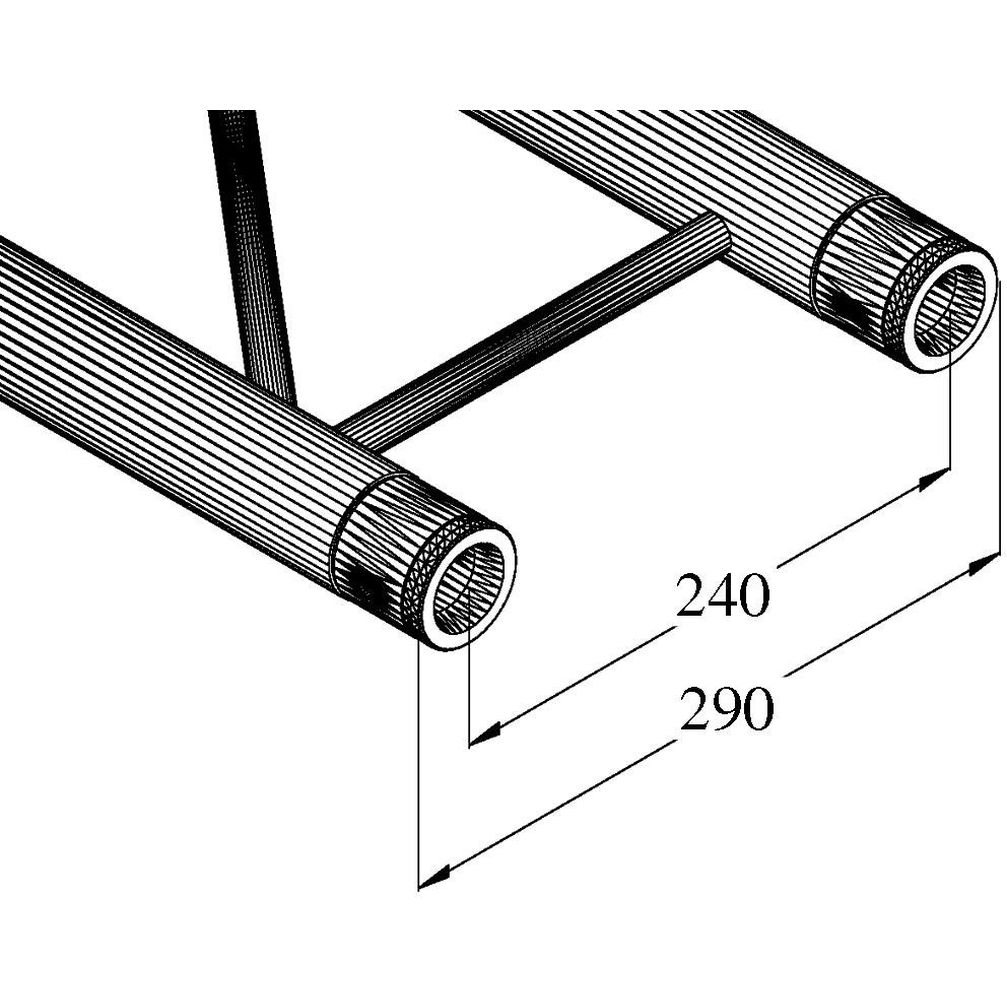 Alutruss Bilock BQ2-2000 2-Punkt-Traverse