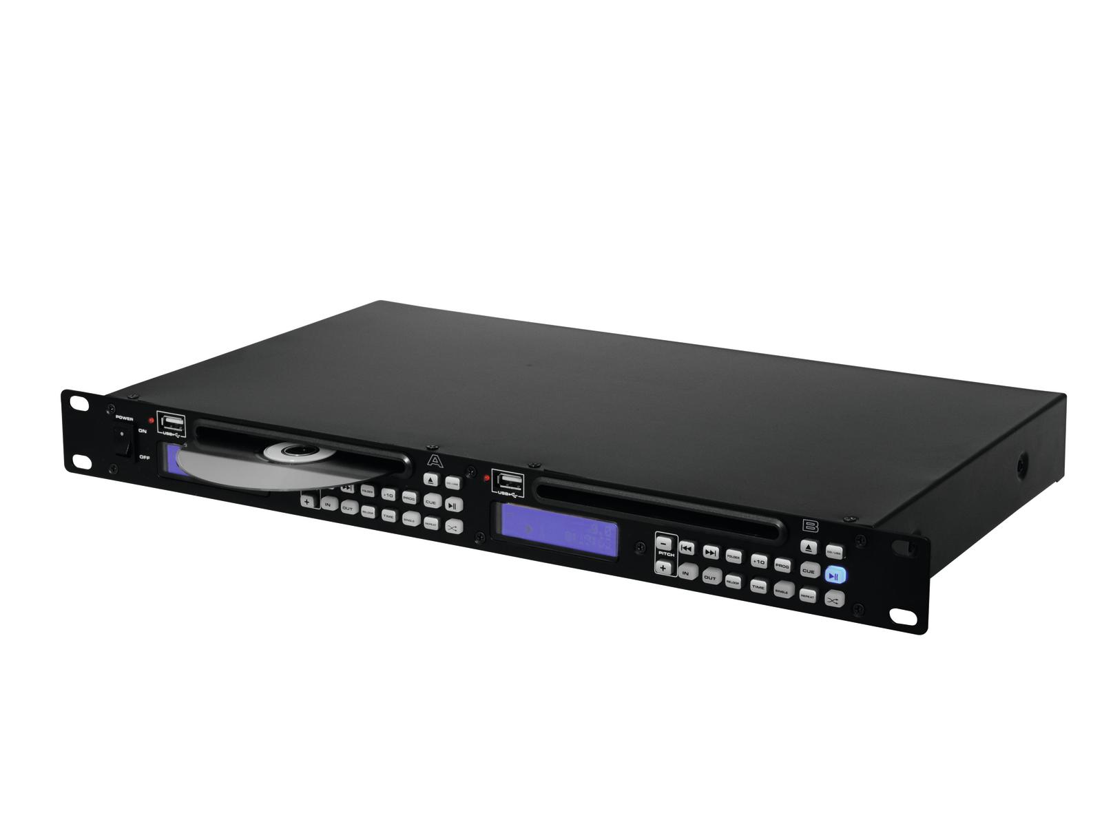 Omnitronic DMP-202 Dual-USB-CD-Player