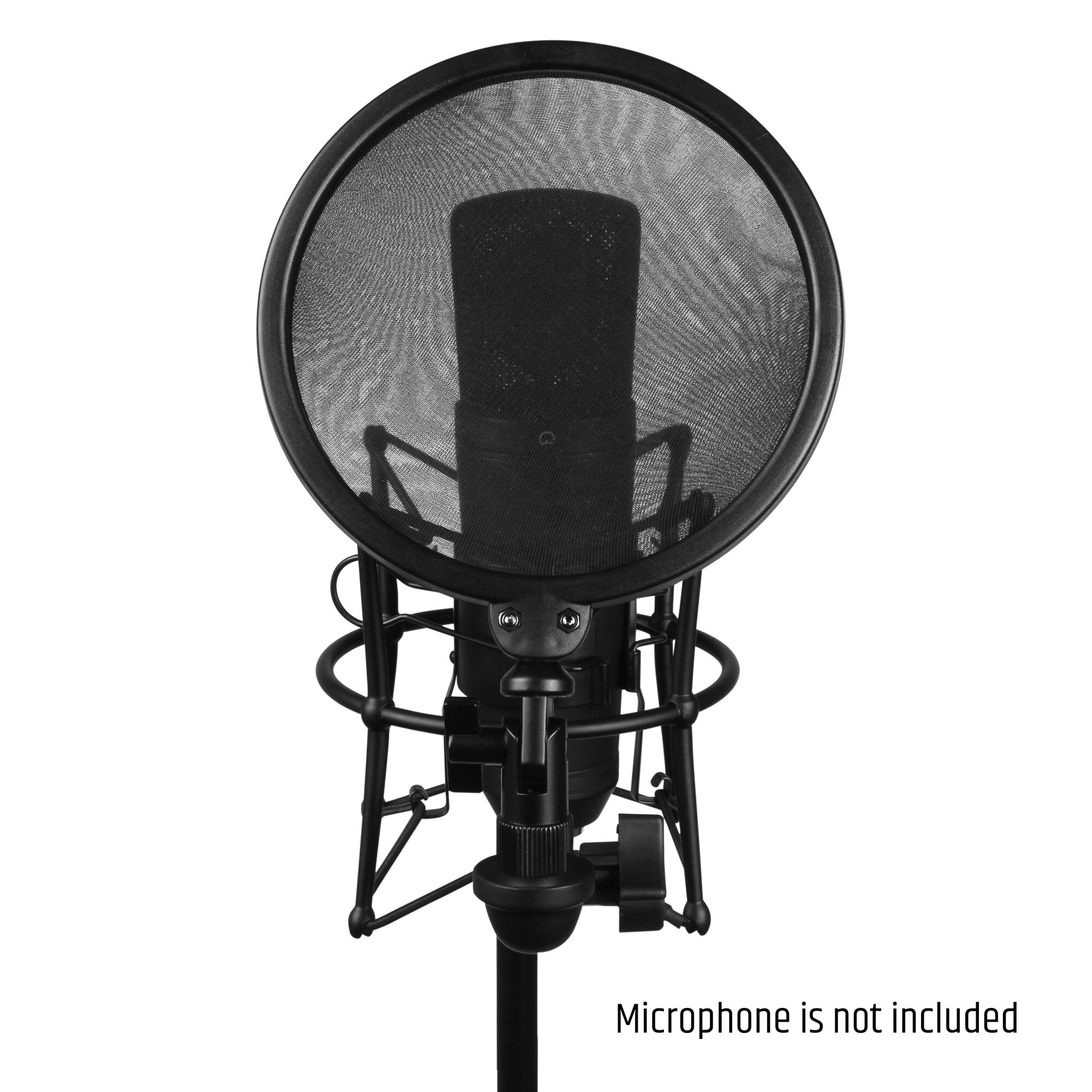 Adam Hall DSM 400 Mikrofonspinne mit Pop Filter