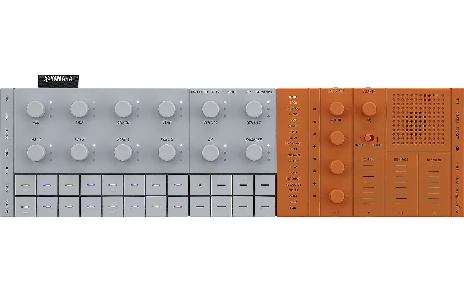 Yamaha SEQTRAK Orange