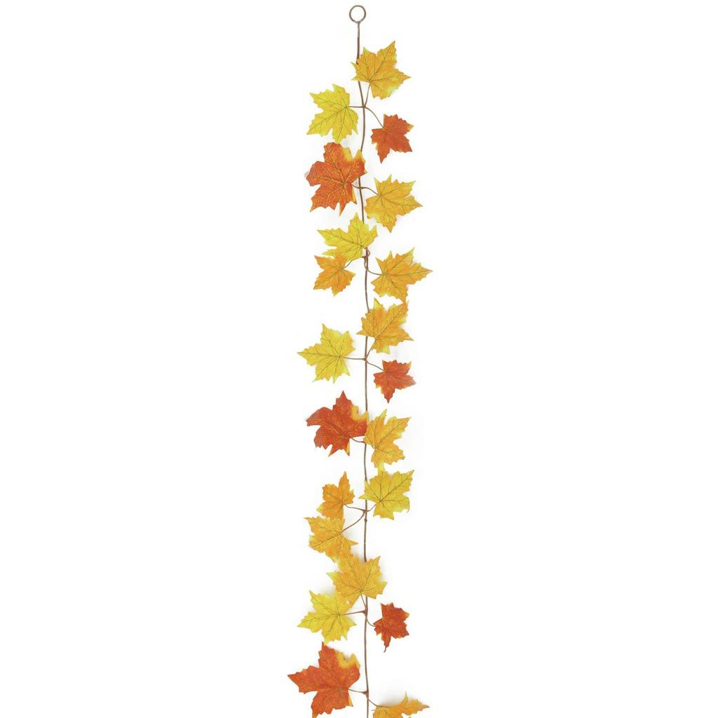 Europalms Herbstgirlande, gelb, 180cm, Kunststoff