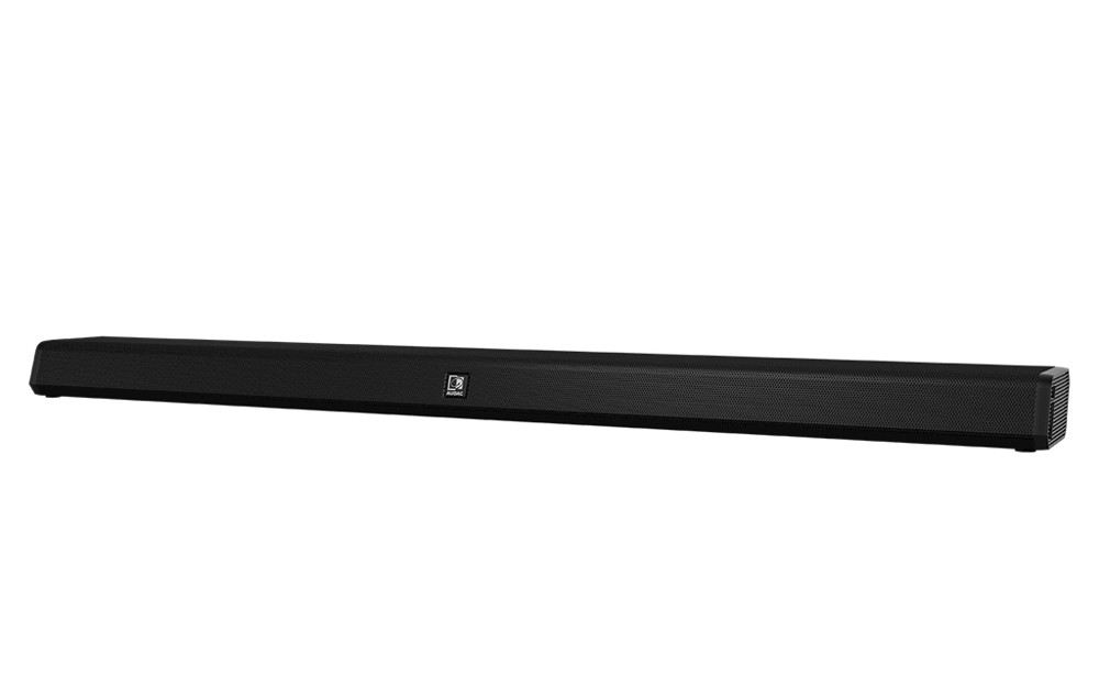 Audac IMEO 1 B - Professionelle 2.1-Soundbar in schwarz