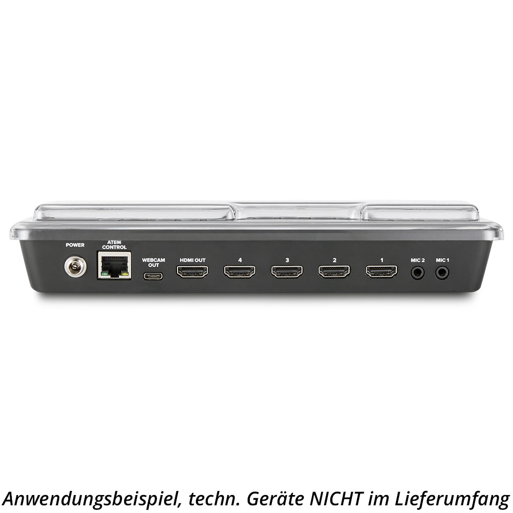 Decksaver Black Magic Design ATEM Mini, ATEM Mini Pro & ATEM Mini Pro ISO Staubschutzabdeckung