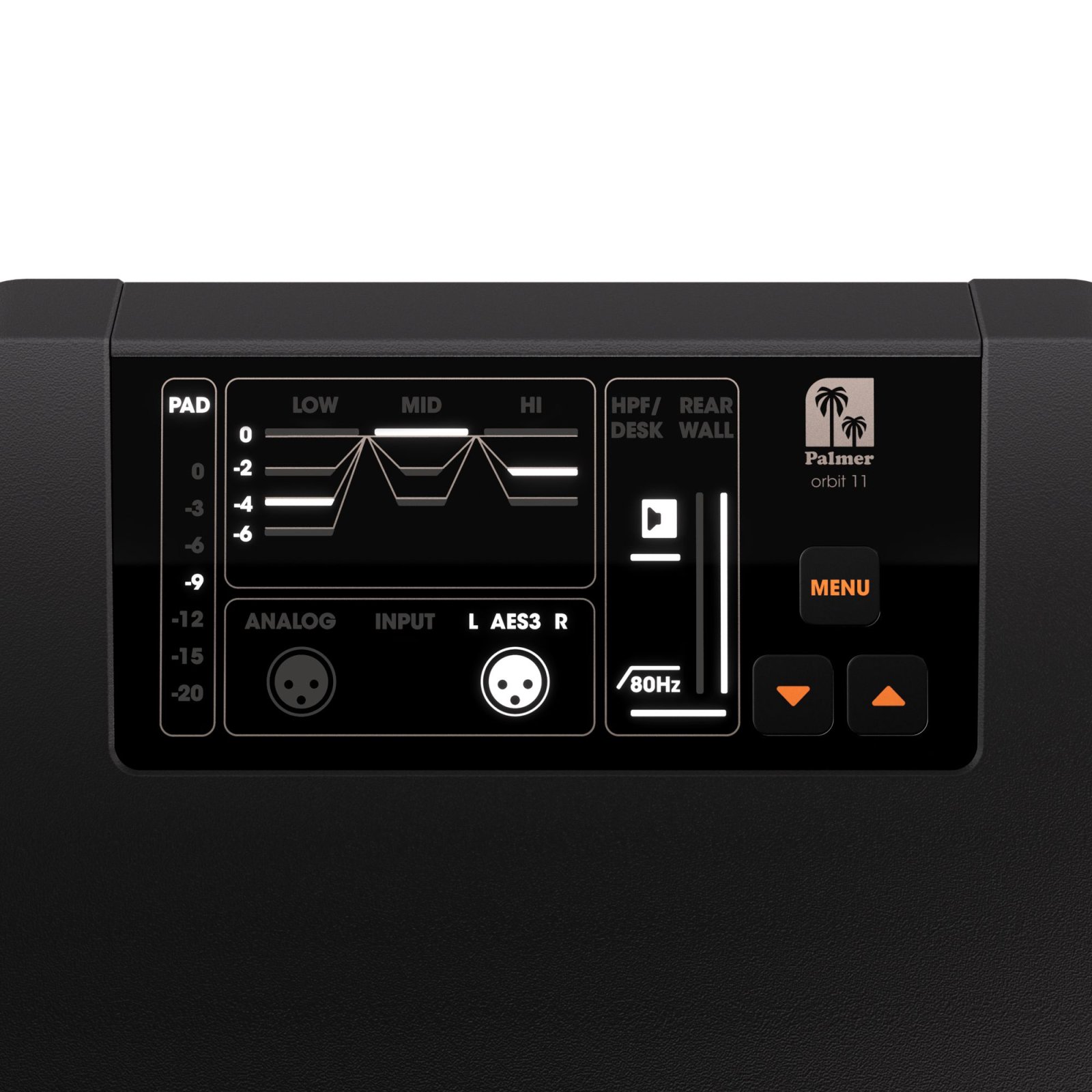 Palmer ORBIT 11 Studiomonitor Schwarz