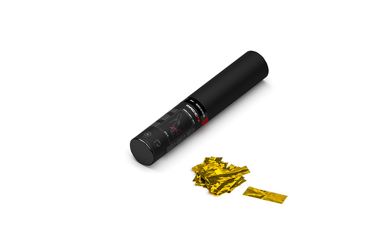 Magic FX Handheld Konfetti Kanone S 28cm Gold Metallic