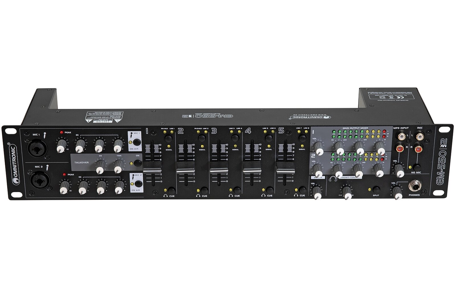 Omnitronic EM-550B MK2 Entertainment-Mixer