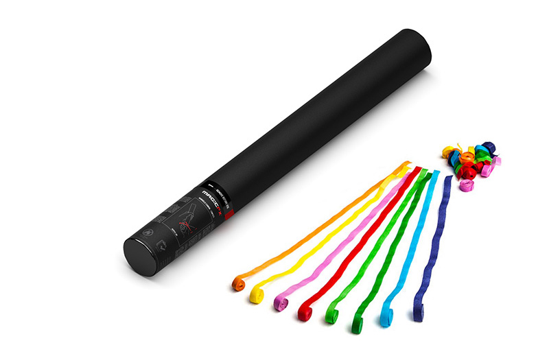 Magic FX Handheld Luftschlangen Kanone 50cm Bunt
