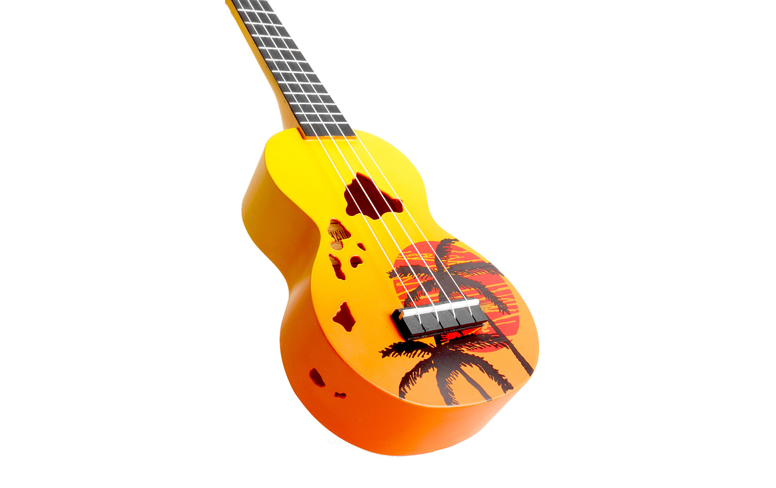 Mahalo Designer Ukulele Hawaii (Orange Burst)