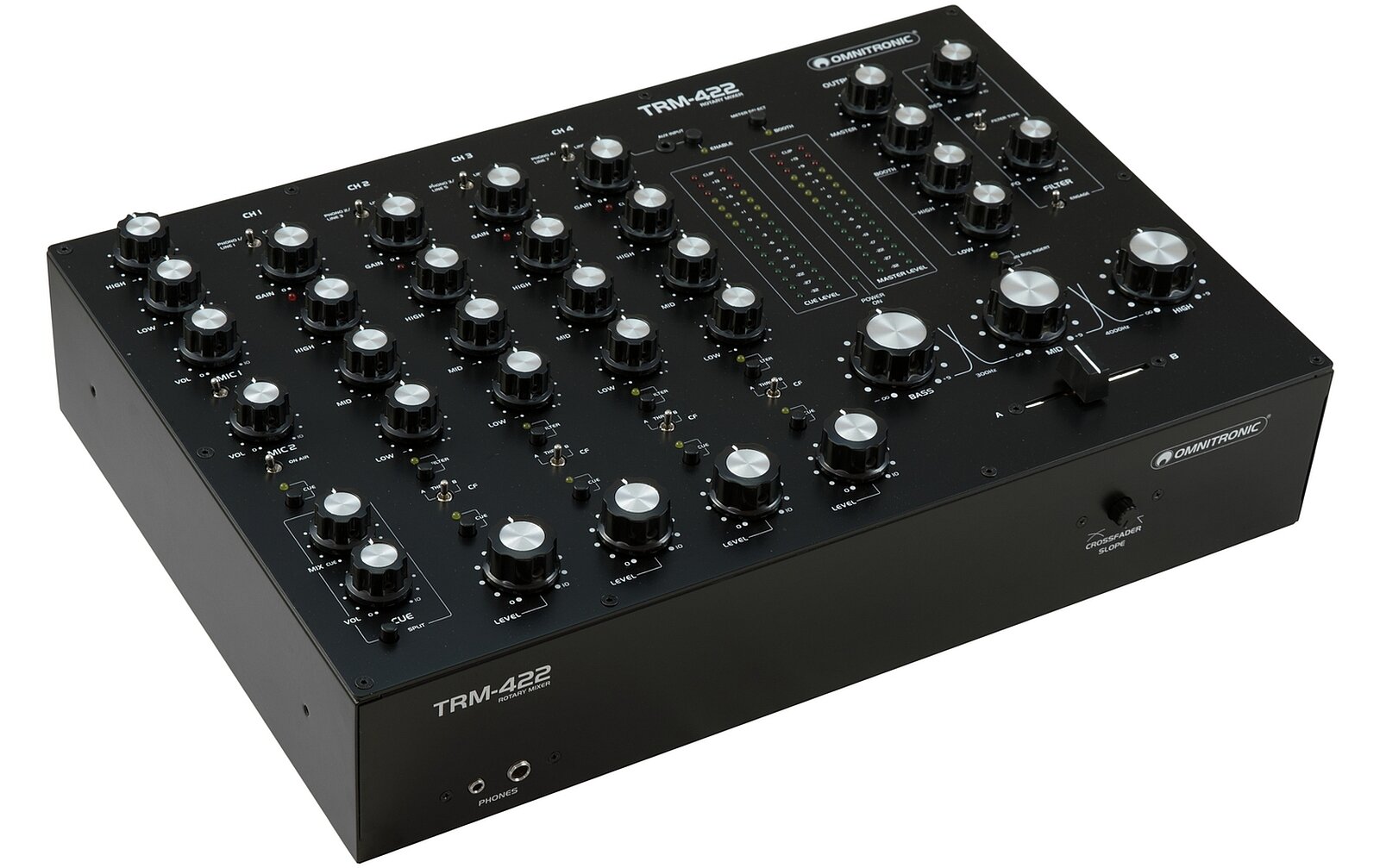 Omnitronic TRM-422 4-Kanal Rotary-Mixer
