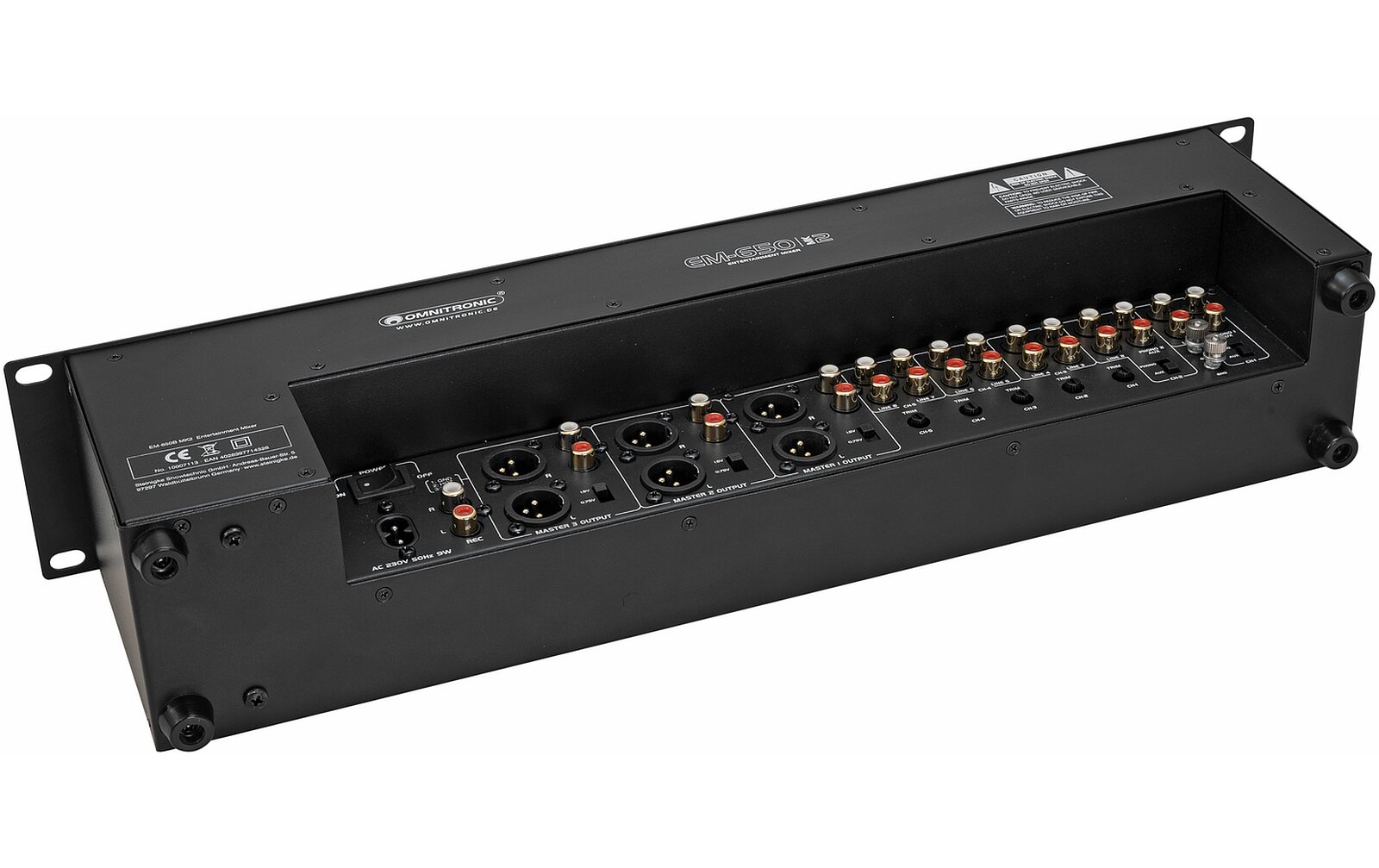 Omnitronic EM-650B MK2 Entertainment-Mixer