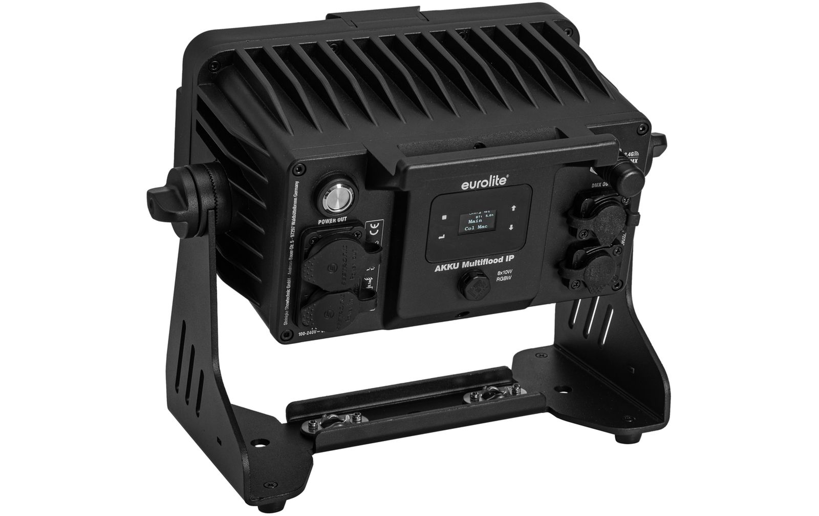 Eurolite AKKU Multiflood IP 8x10W RGBW Wash CRMX