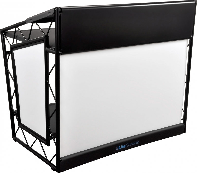 LiteConsole XPRS black, mobiler DJ-Tisch