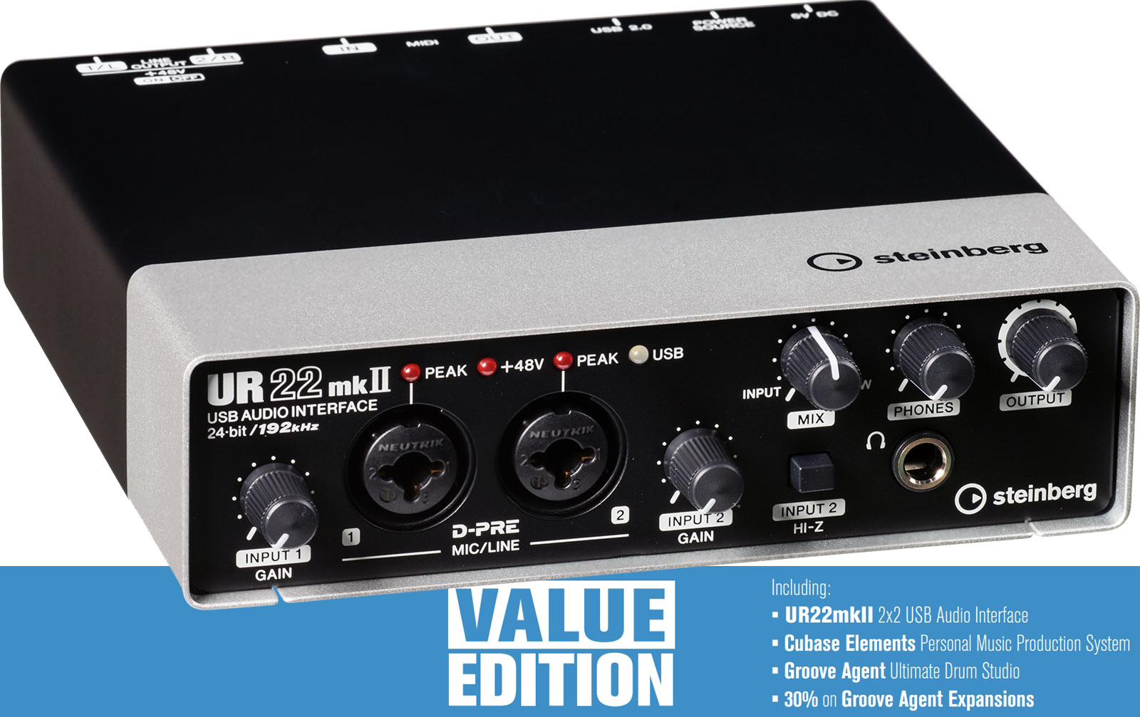 Steinberg UR22 mkII Value Edition