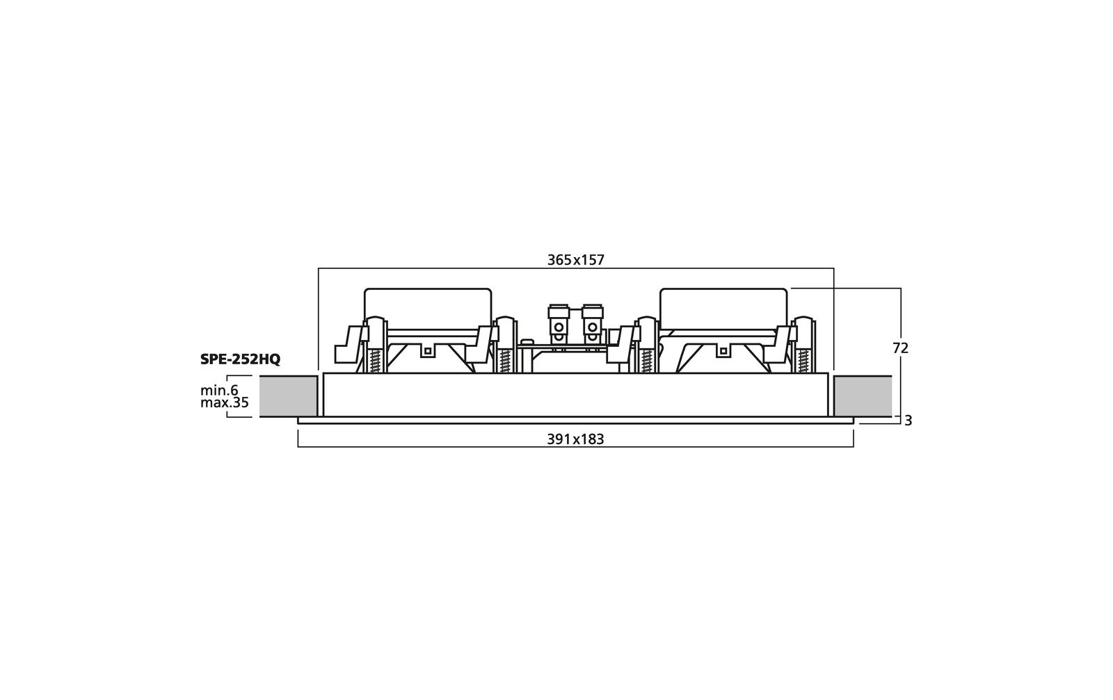 Monacor SPE-252HQ Lautsprecher