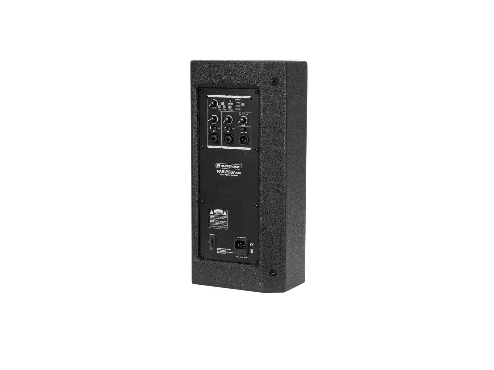 Omnitronic PAS-208A MK4 2-Wege-Top, aktiv, DSP, BT