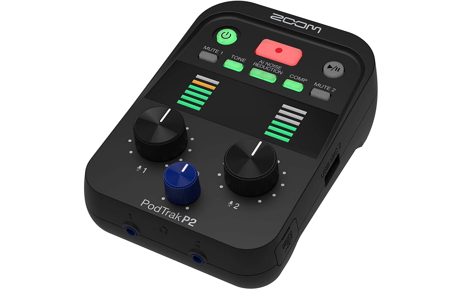 Zoom P2 PodTrak Podcast Recorder
