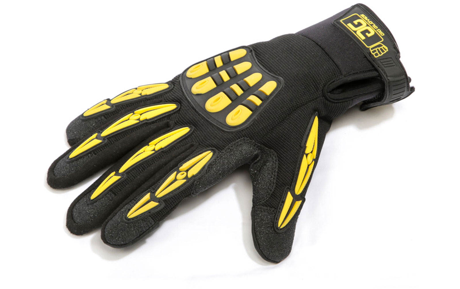 Gig Gear Original Gloves, Paar, schwarz/gelb, XL