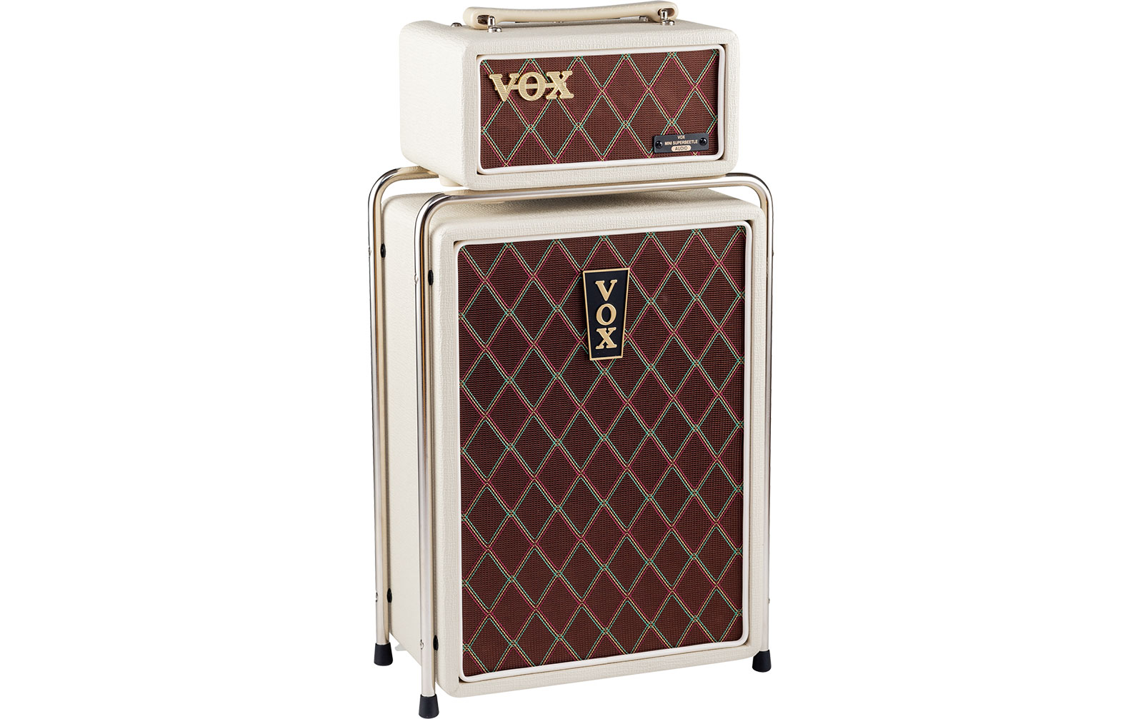 Vox MSB 50 BK Mini Super Beetle Audio 50W inkl. Stativ, weiß