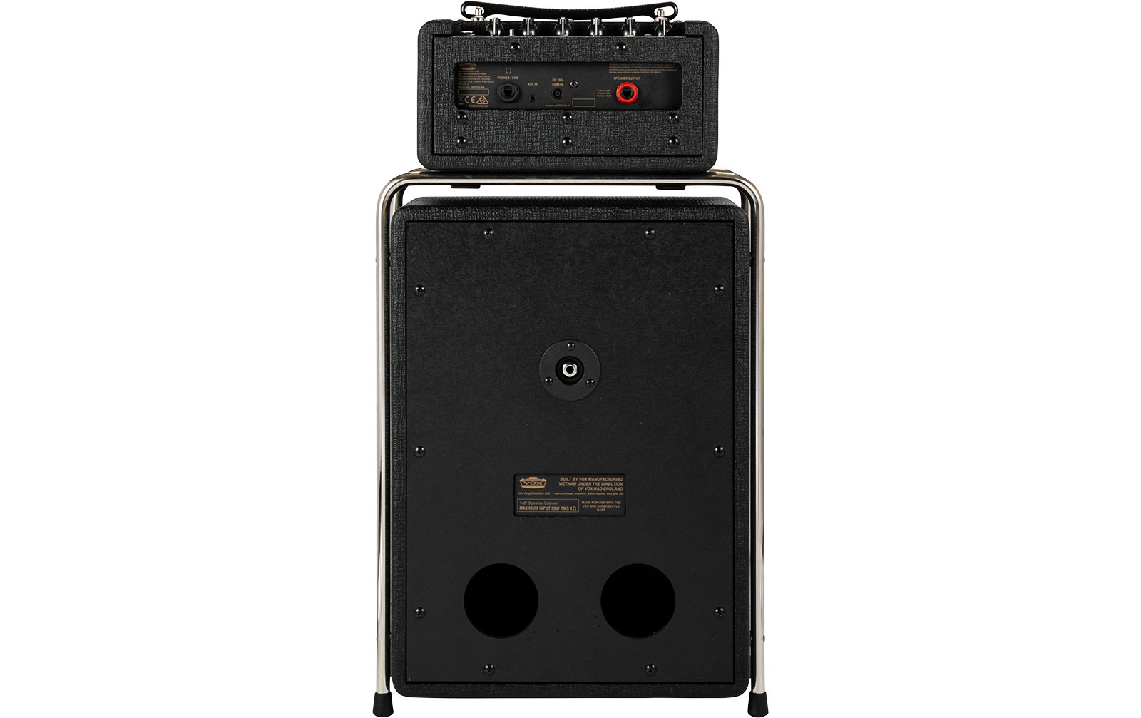 Vox MSB50 Super Beetle Bundle, Basstopteil & Box, 50W, Nutube, inkl. Ständer
