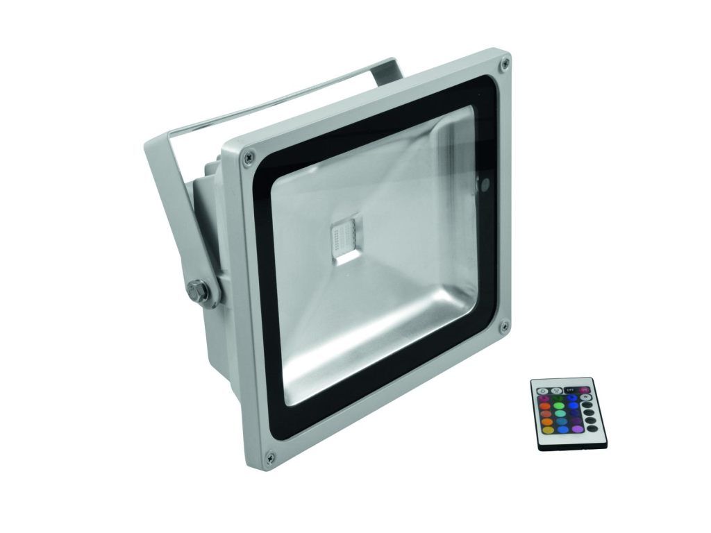 Eurolite LED IR FL-50 COB RGB 120° inkl. Fernbedienung