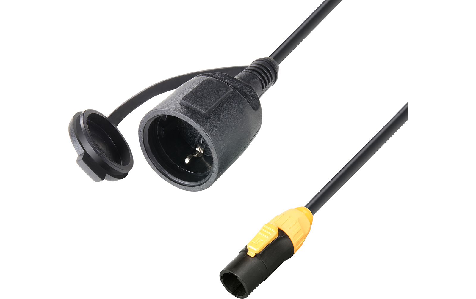 Adam Hall 8101 KF 0150 T CON X - 1,5 m Verlängerungskabel CEE7/7 Buchse auf Power Twist Stecker IP65, 3 x 1.5 mm²