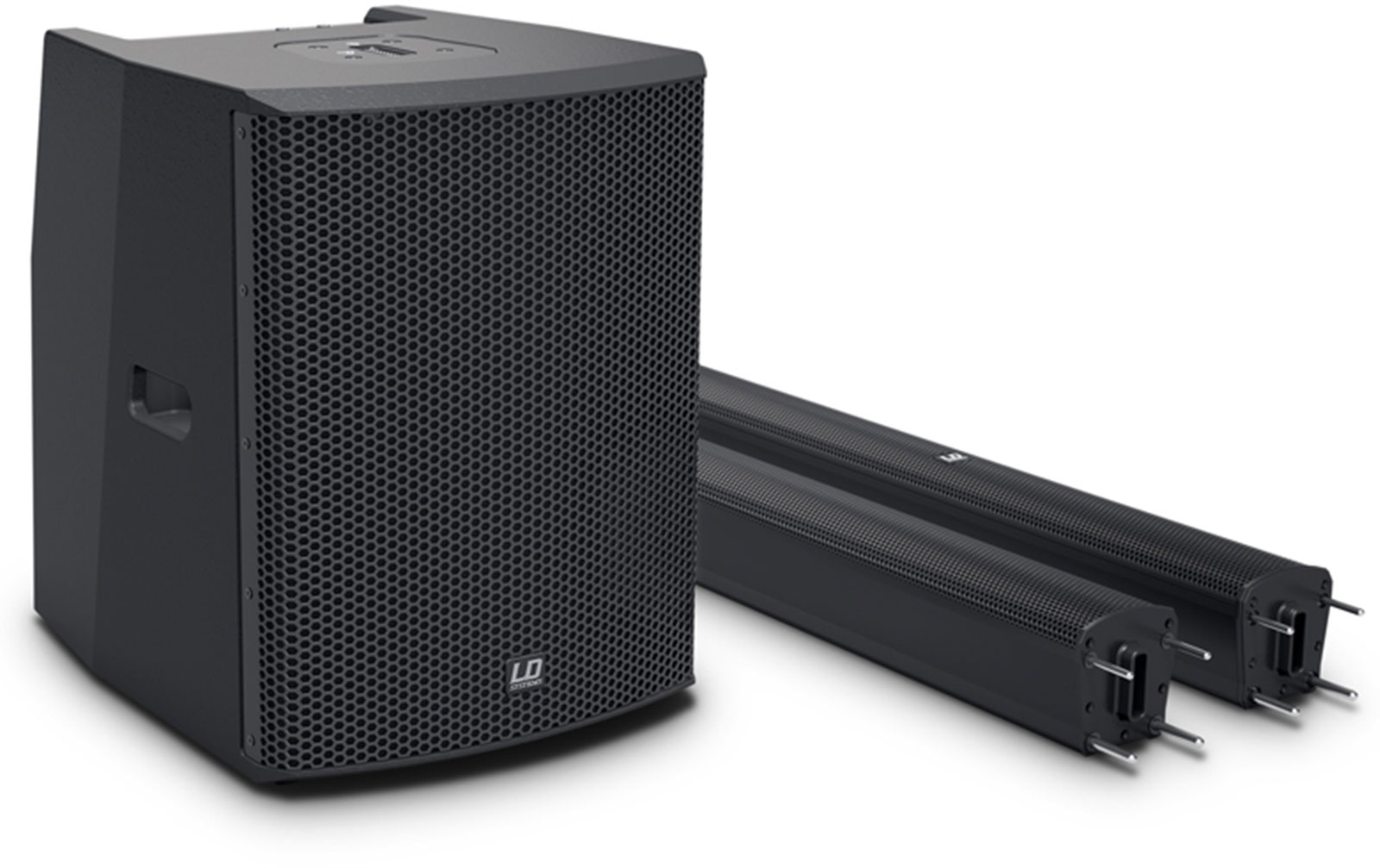 LD Systems MAUI 28 G2 Kompaktes Säulen PA System aktiv mit Mixer und Bluetooth schwarz