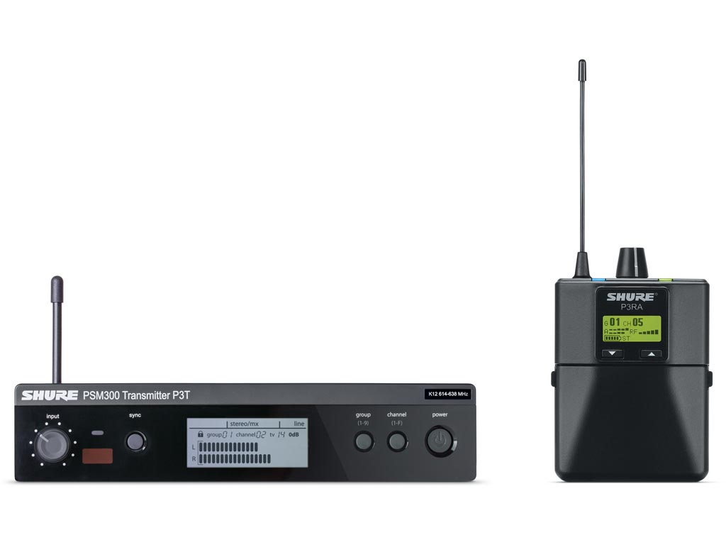 Shure PSM 300 P3TERA K3E Premium In-Ear System (606 bis 630 MHz)