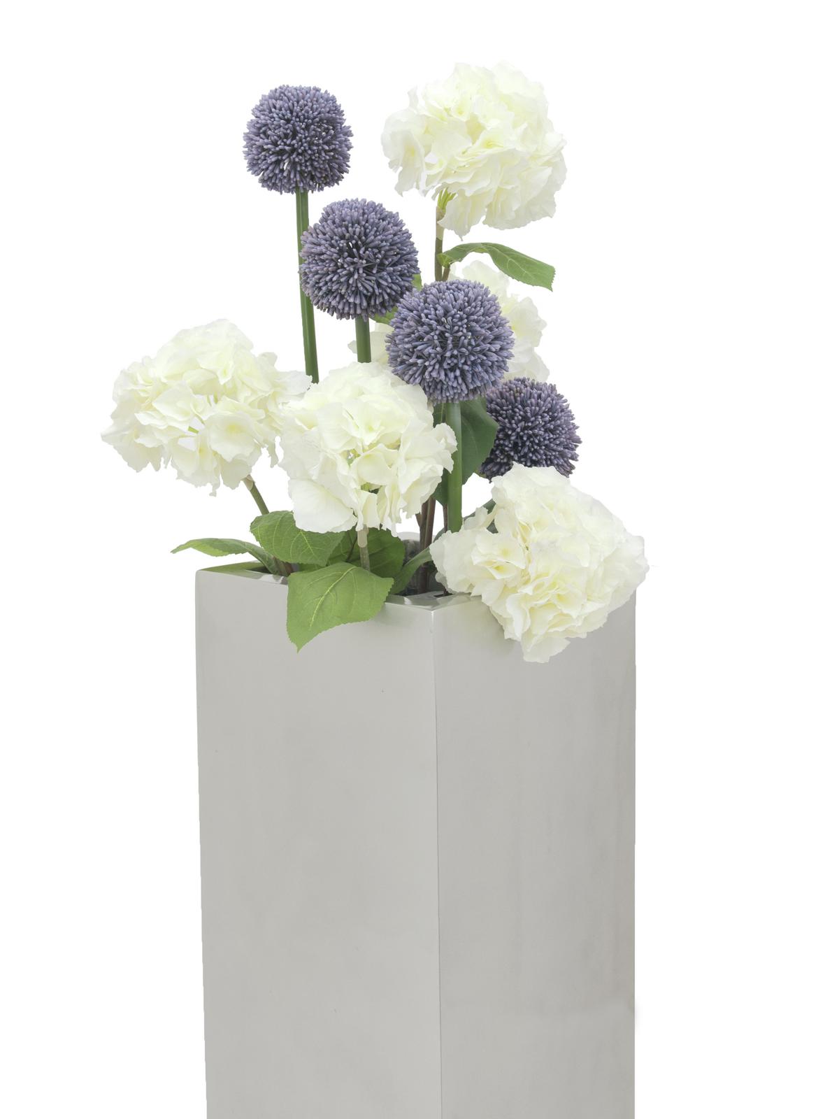 Europalms Hortensienzweig, cremefarben, 76cm, Kunststoffpflanze