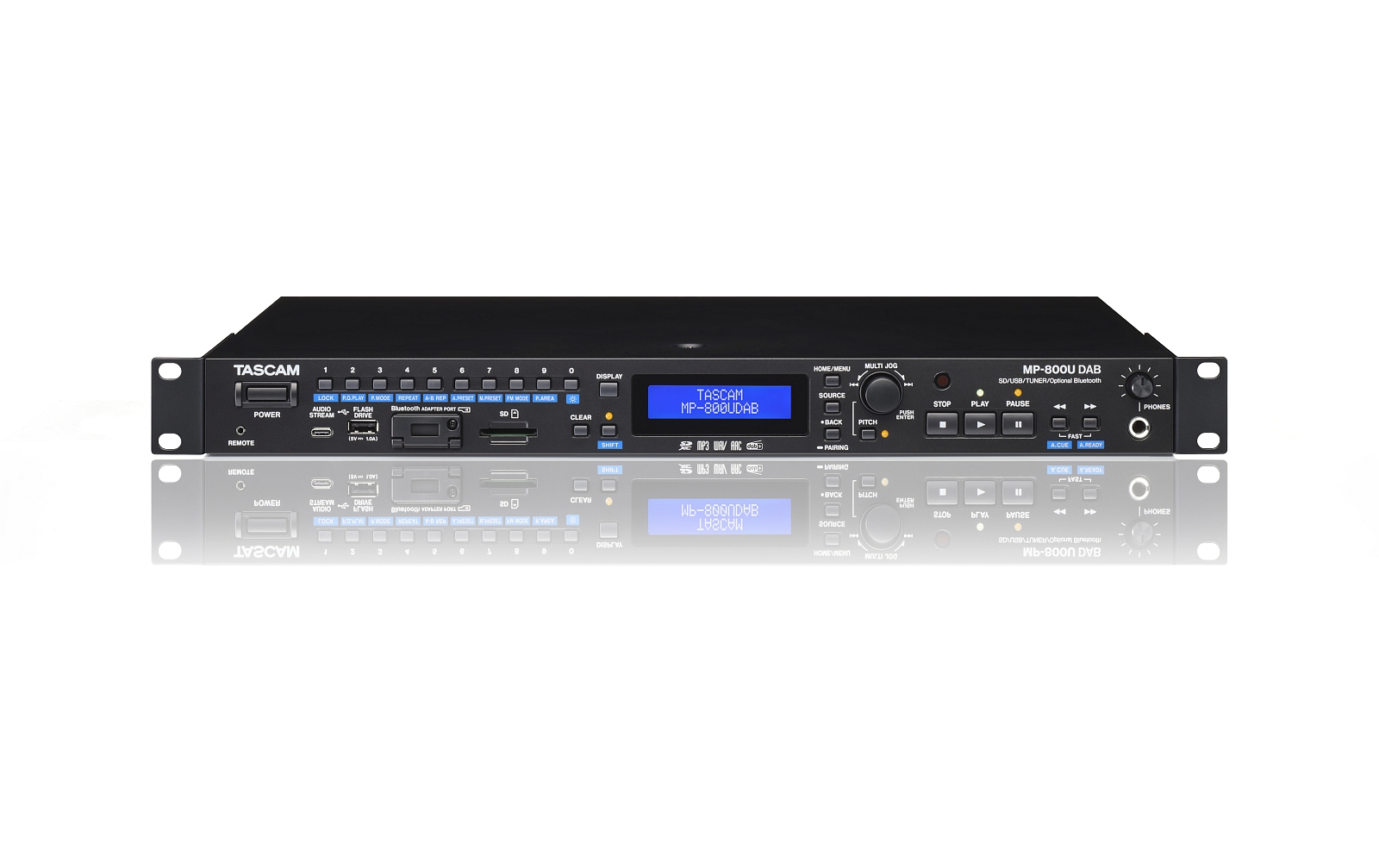 Tascam MP-800UDAB Medienplayer mit DAB/UKW-Radio