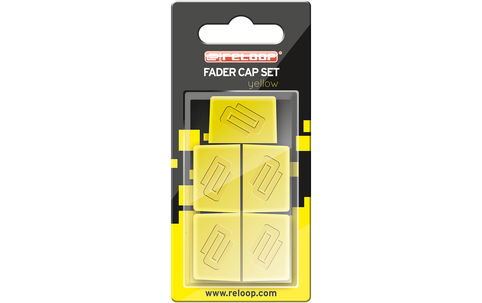 Reloop Fader Cap Set yellow
