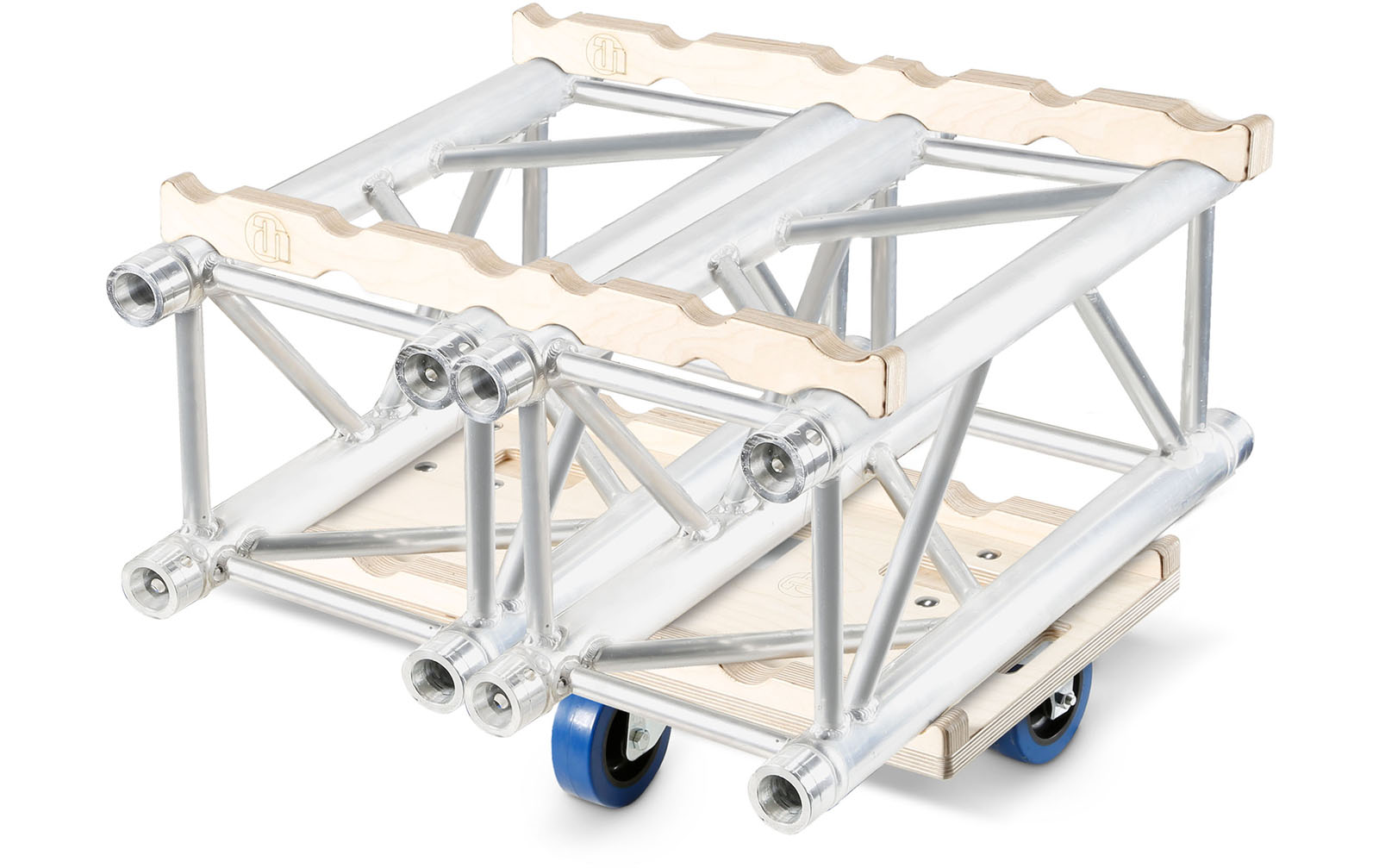 Adam Hall 381033 - Eurotruss Rollenbrett mit 3 x 100 mm Rollen