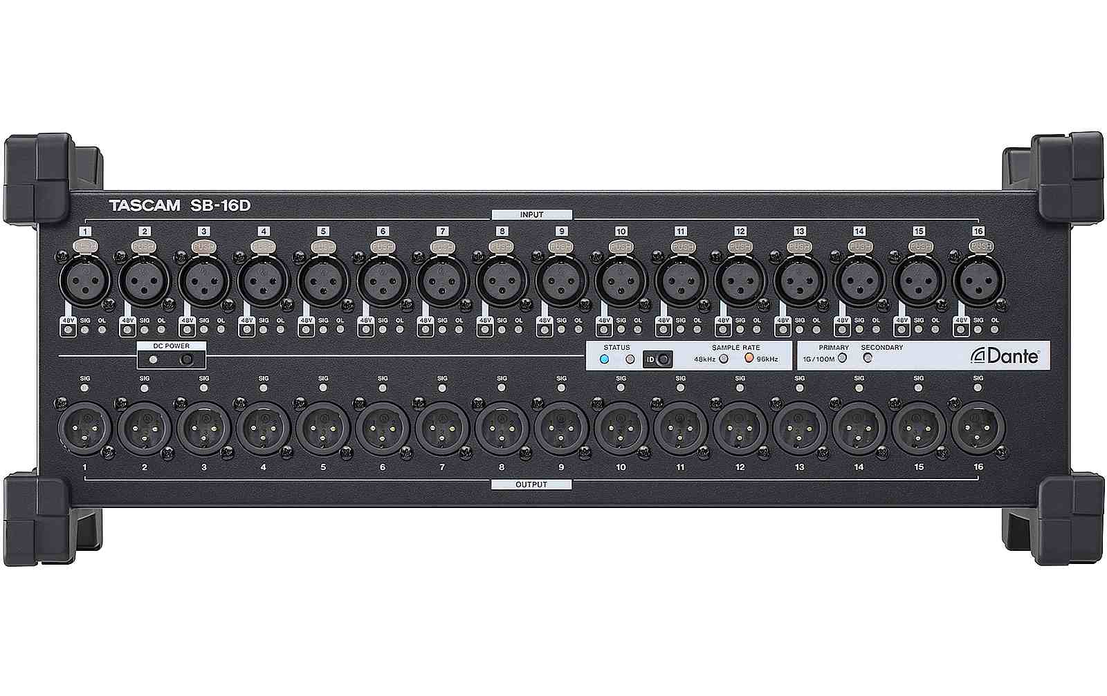 Tascam SB-16D Dante-Stagebox