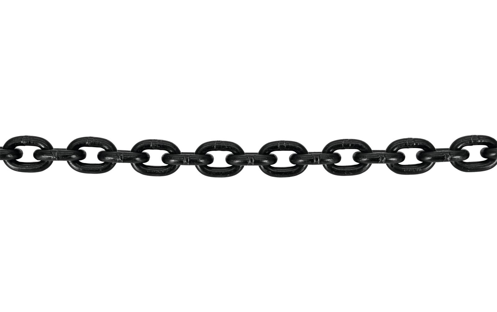 Steinigke Rundstahlkette 6mm GK8 sw 1m