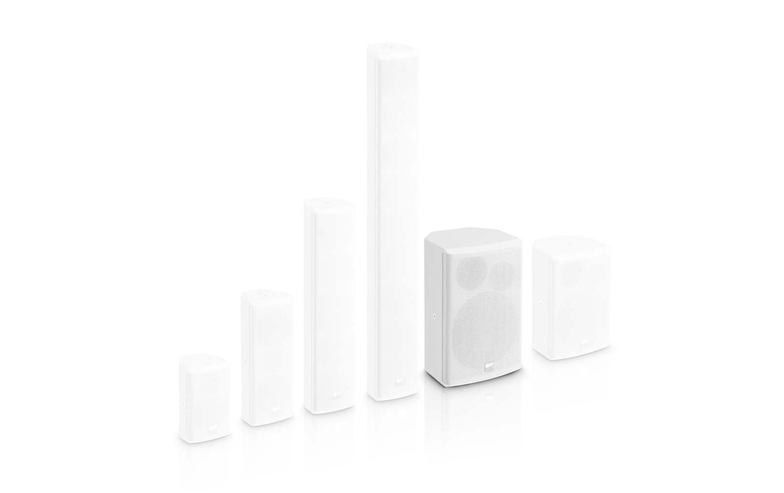 LD Systems SAT 82 A G2 - 8" Installationslautsprecher aktiv weiß